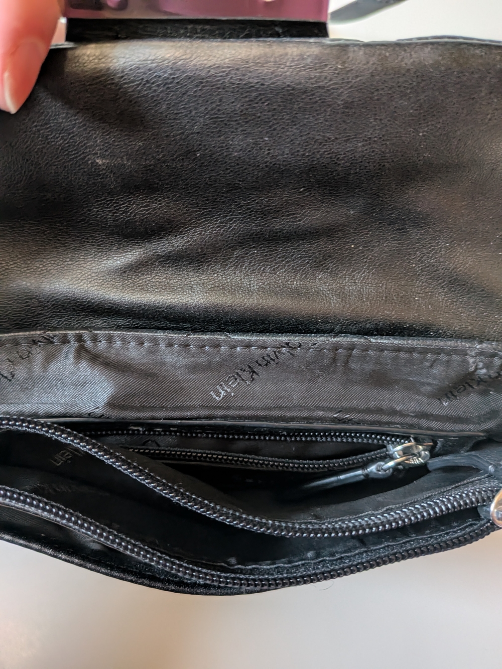 Calvin Klein Black Quilted Crossbody with Silver-Tone Hardware - Picture 11 of 13